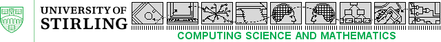 Computing Science and Mathematics, University of Stirling Logo